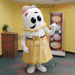 Cream Squash maskot kostume...