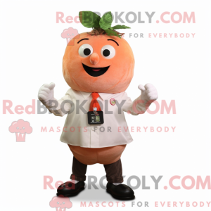 Peach Turnip mascot costume...