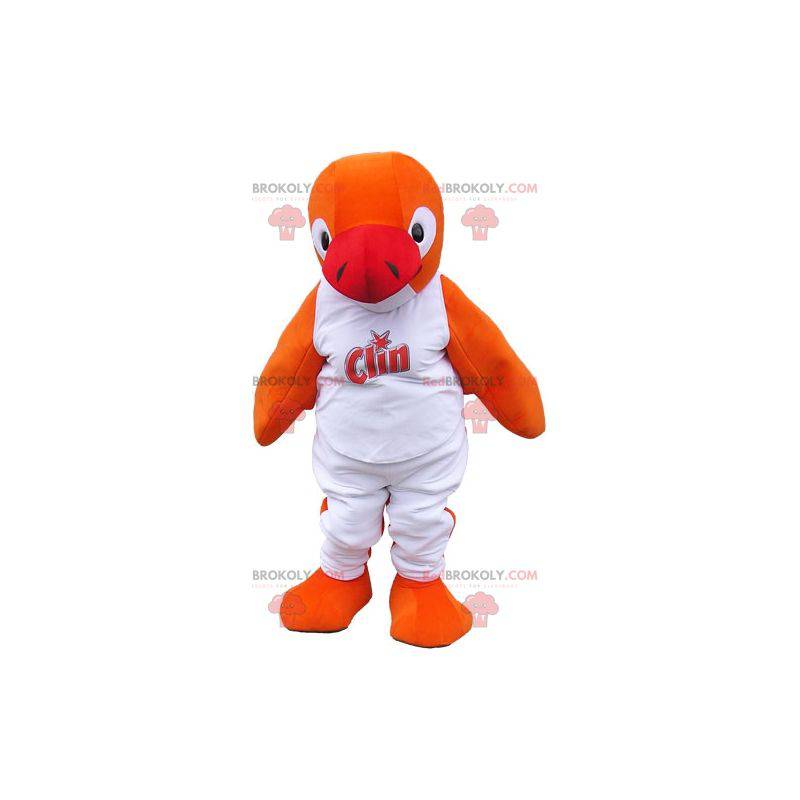 Orange fish mascot. Seal sea lion mascot - Redbrokoly.com