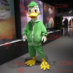 Lime Green Goose maskot...