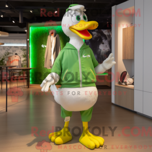 Costume mascotte d Oie Vert...