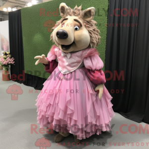 Vildsvin maskot kostume...