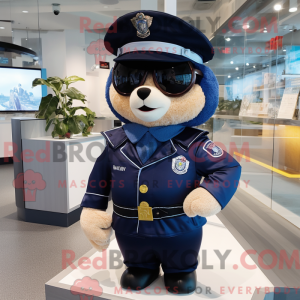 Navy Police Officer mascot...