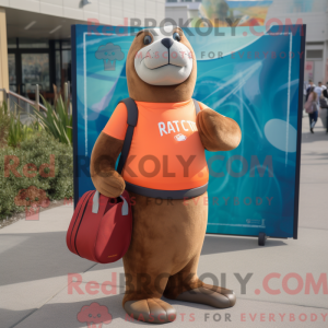 Rust Sea Lion maskotka...