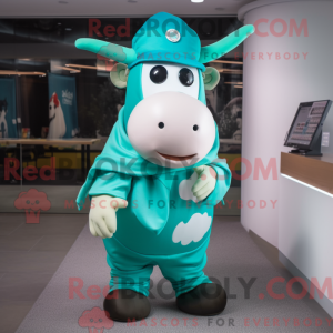 Máscara de vaca turca com...