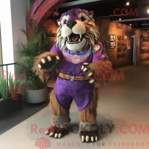 Purple Saber-Toothed Tiger...