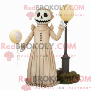 Beige Graveyard mascot...