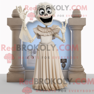 Beige Graveyard mascot...