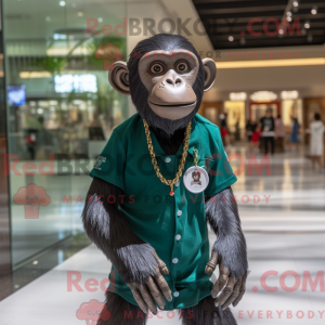 Chimpansee mascottekostuum...