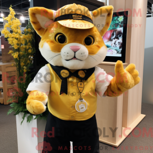 Máscara Gold Cat com...