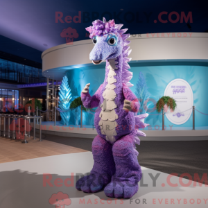 Lavender Seahorse mascot...