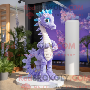 Lavender Seahorse mascot...