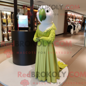 Oliven Parrot maskot...