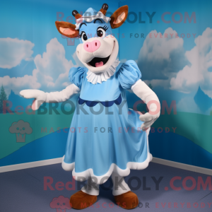 Sky Blue Guernsey Cow...