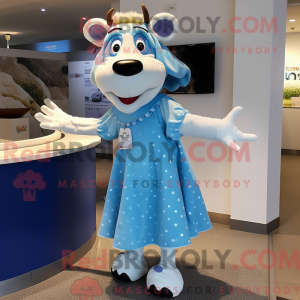 Sky Blue Guernsey Cow...