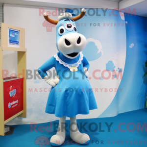 Sky Blue Guernsey Cow...