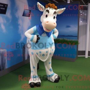 Sky Blue Guernsey Cow...