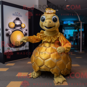 Gouden zeeschildpad...