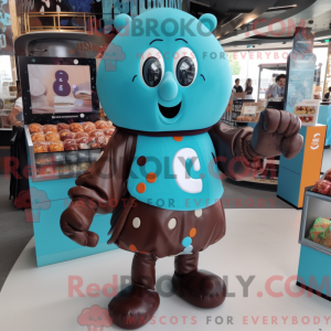 Maskotdraktfigur Cyan...