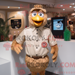 Tan Fried Chicken mascot...