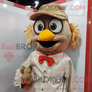 Tan Fried Chicken maskot...