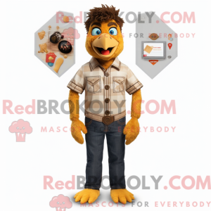 Figura de máscara de frango...