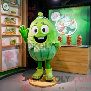 Olive Candy Box mascot...