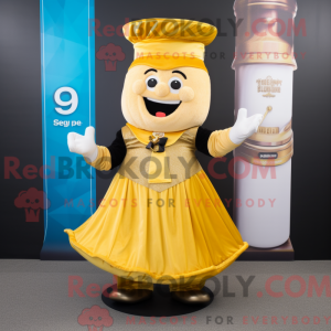Gold Hourglass maskot...