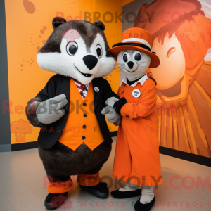 Maskottchenkostüm Orange...
