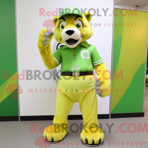 Mascotte de tigre à dents...