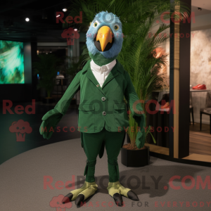 Forest Green Parrot mascot...