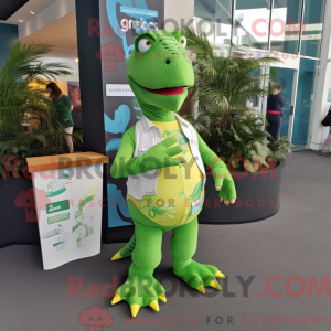 Lime Green Iguanodon...