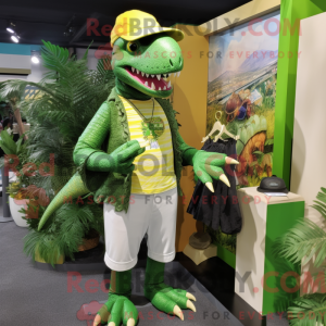 Lime Green Iguanodon...