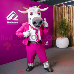Magenta Zebu máscara de...