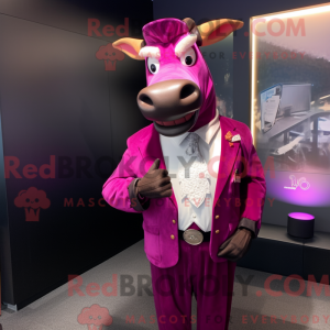 Disfraz de mascota Magenta...