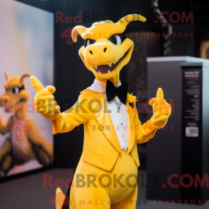 Yellow Dragon maskot...