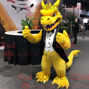 Yellow Dragon mascot...