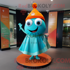 Turquoise Orange mascot...