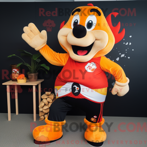 Maskotdraktfigur Orange...