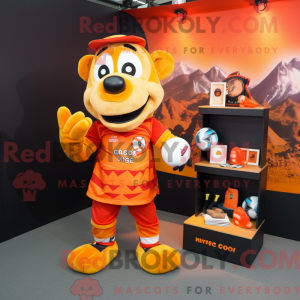Maskotdraktfigur Orange...