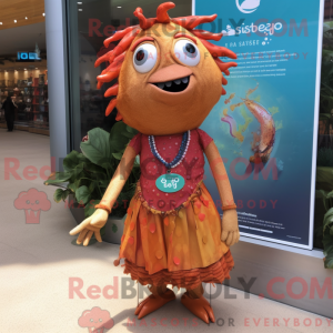 Rust Ceviche maskot kostume...
