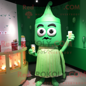 Green Scented Candle mascot...