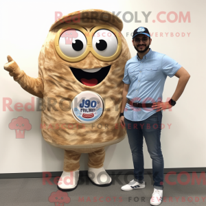 Tan Bagels mascottekostuum...