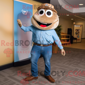 Tan Bagels mascottekostuum...