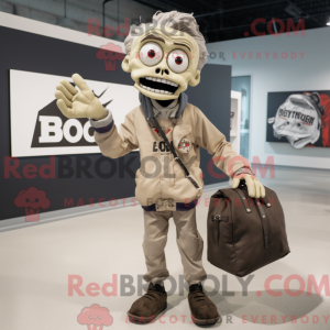 Boneco de máscara de zumbi...