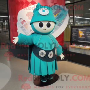 Disfraz de mascota Teal...