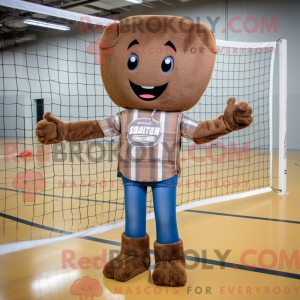 Bruin volleybalnet...