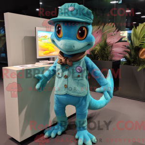 Turquoise Geckos mascot...