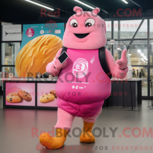 Maskottchenkostüm Rosa...