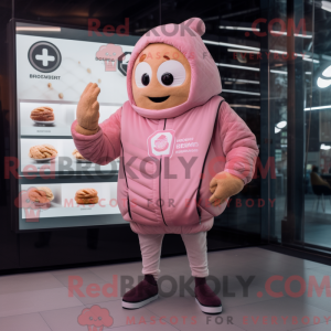 Maskottchenkostüm Rosa...